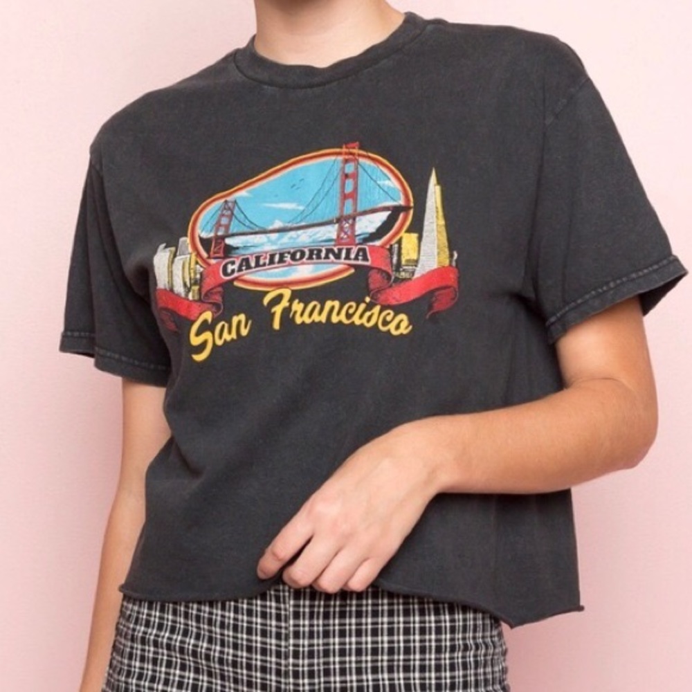 Brandy Melville Cropped Tee
